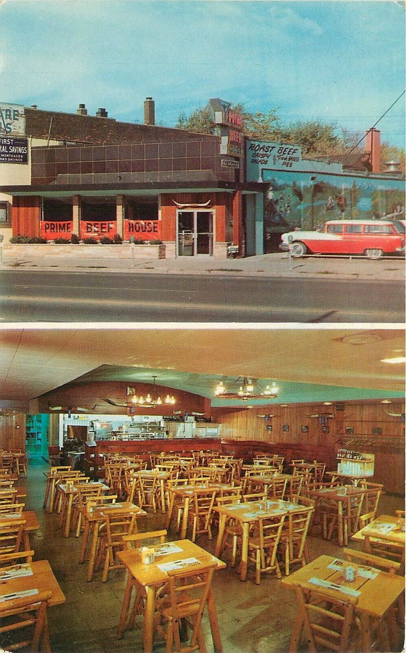 Prime Beef House - Vintage Postcard